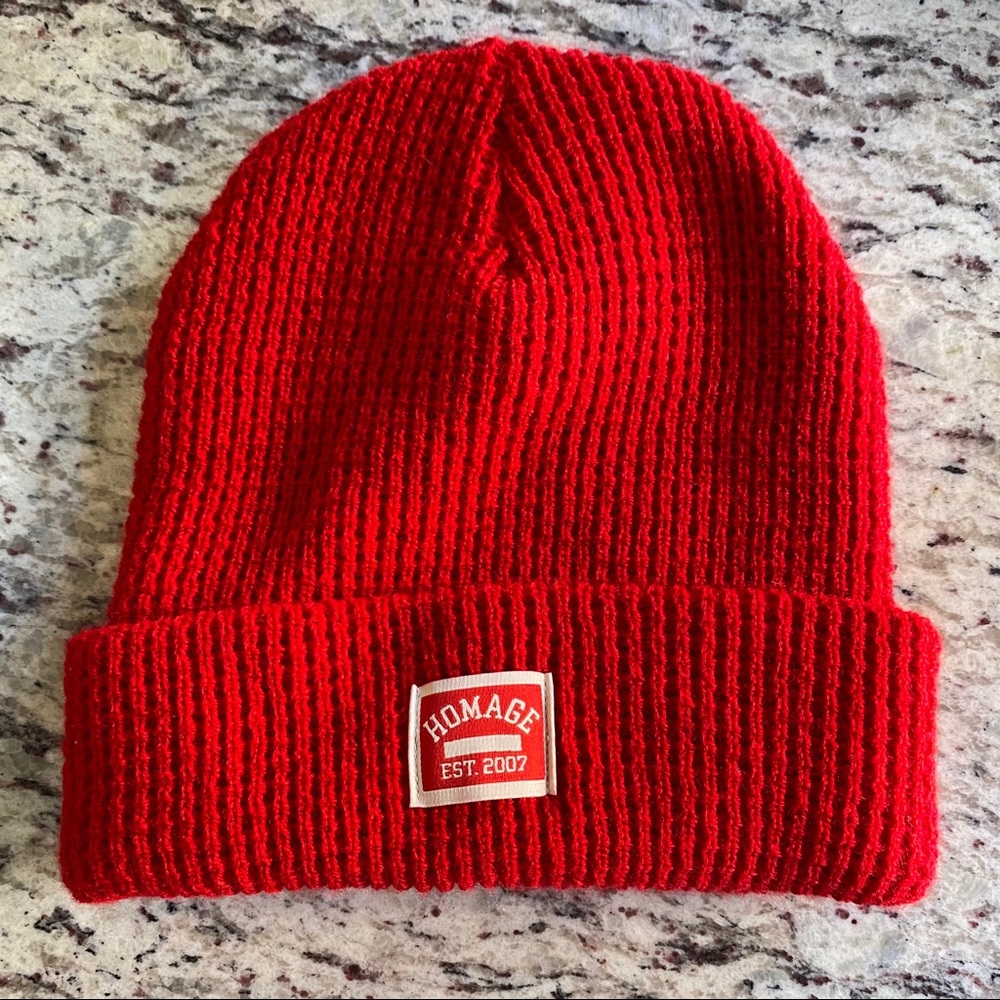 NWT RED HOMAGE BEANIE